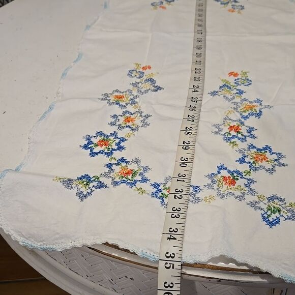 Vintage / Antique Needlepoint Kitchen Towel - Picture 10 of 10